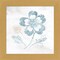 Eastern Boho IV Teal by Wild Apple Portfolio 13" x 13" Framed Wall Art